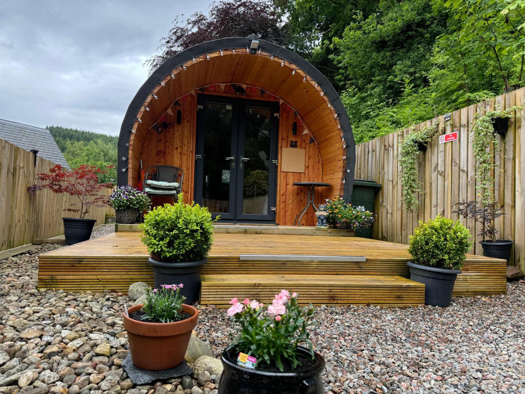 Loch Ness Woodland Pods Hotel Drumnadrochit Buitenkant foto